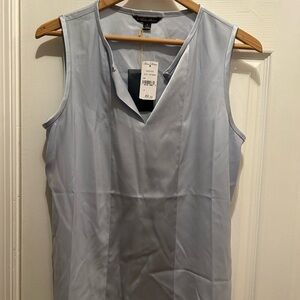 NWT Brooks Brothers Blue Sleeveless Blouse